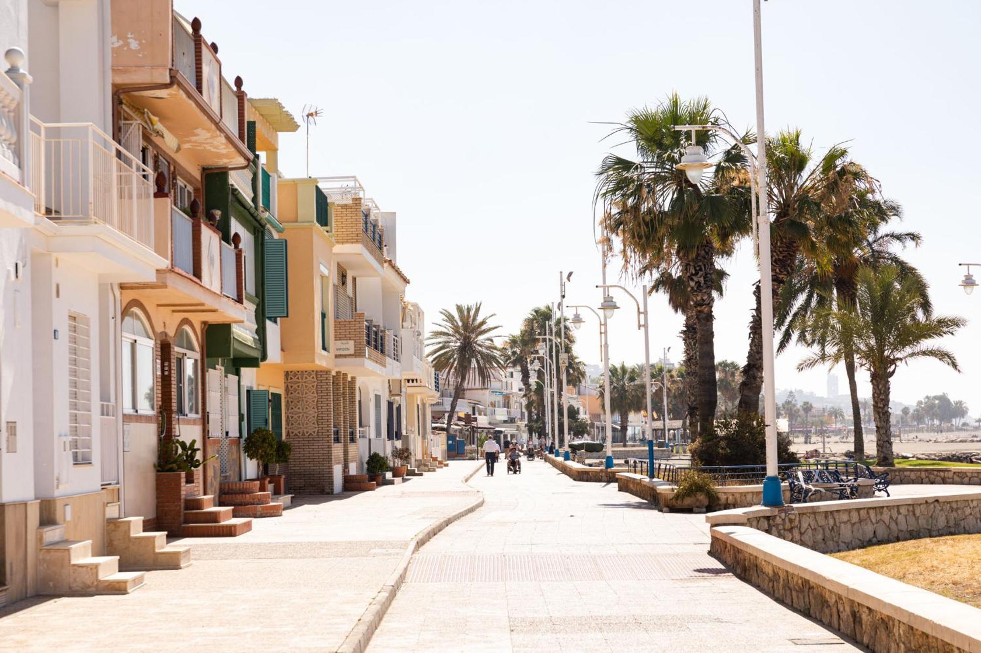 Premium Malaga Beach With Terrace Bagian luar foto