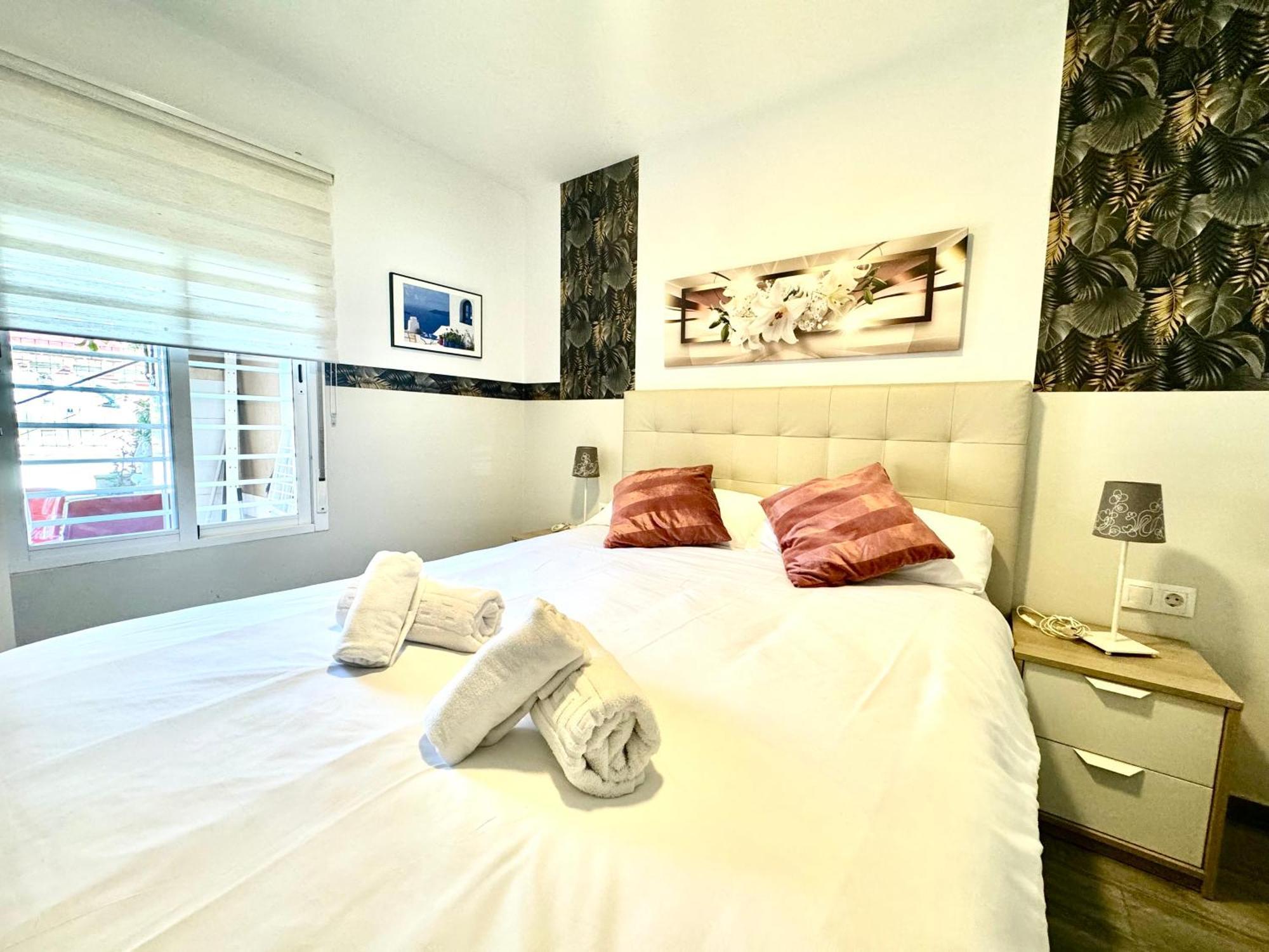 Premium Malaga Beach With Terrace Bagian luar foto